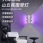 Surface-mounted indoor six-eye LED wall lamp, modern minimalist three-color background, hallway, bedroom, bedside lamp