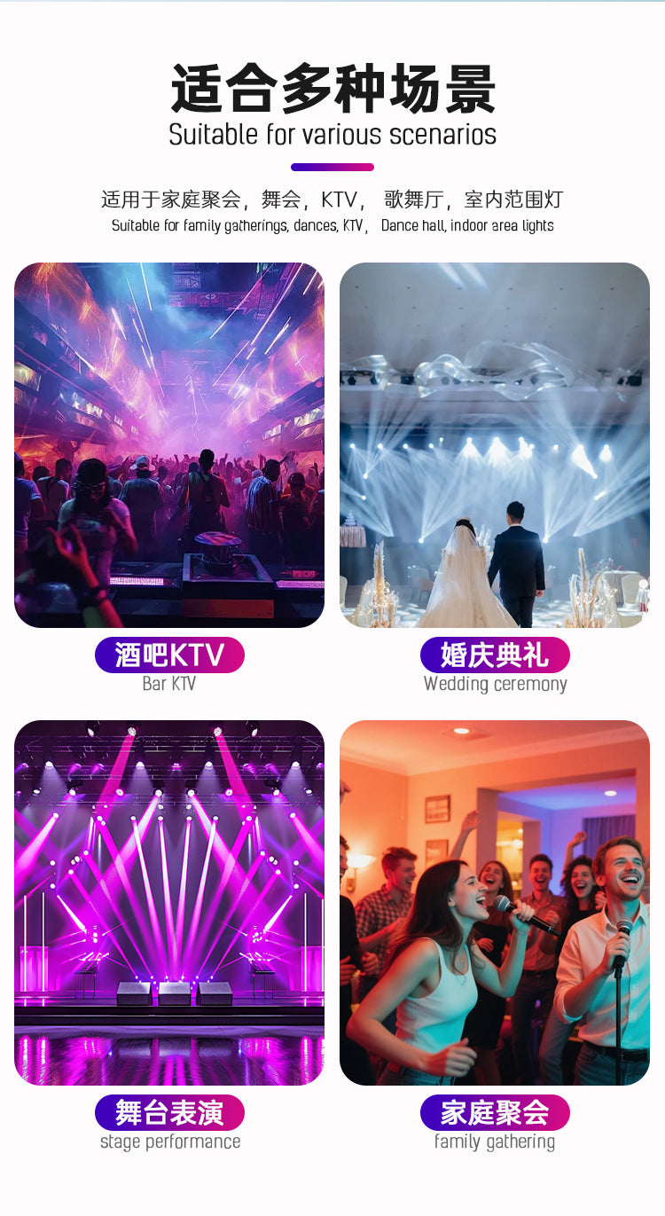 New Home Stage Light with 36 LED, Par Light, RGB Light, Remote Control Light, KTV Light, Dance Party Light