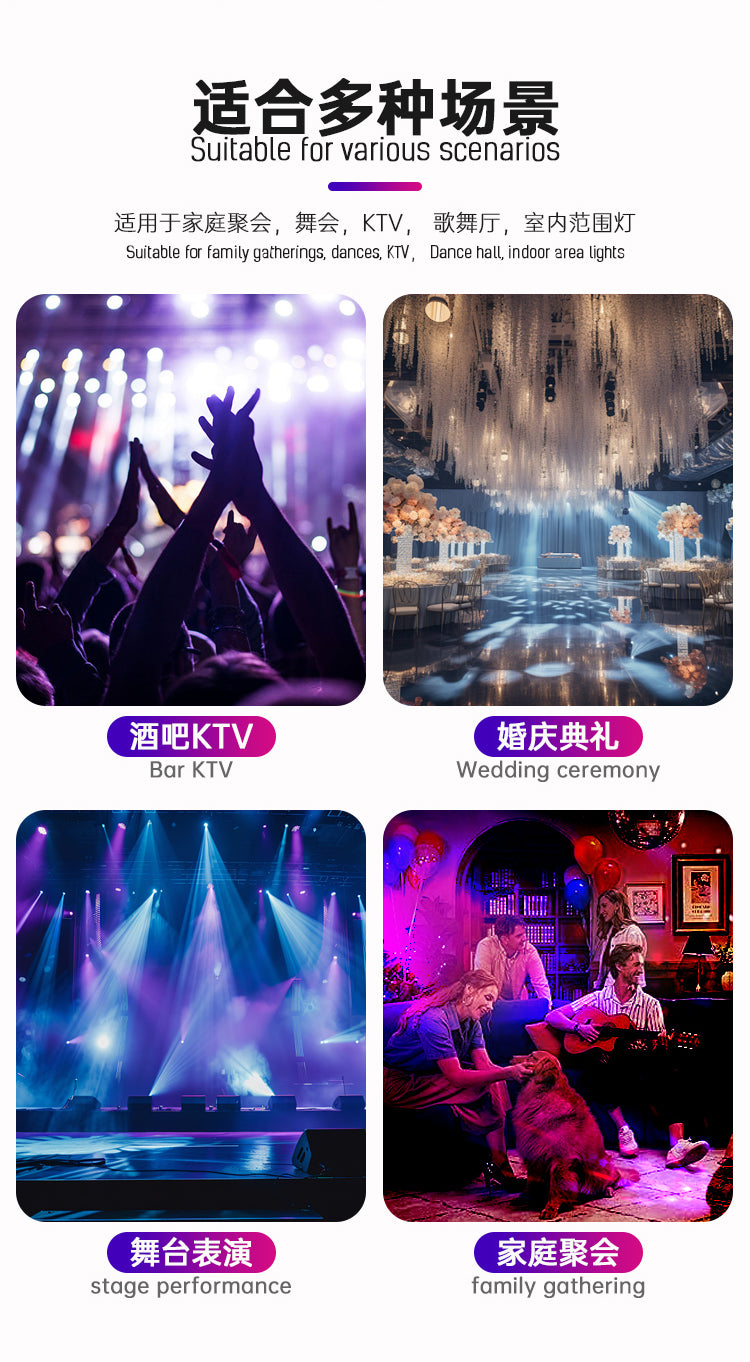 Mini par lights stage lights