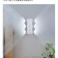 Surface-mounted indoor six-eye LED wall lamp, modern minimalist three-color background, hallway, bedroom, bedside lamp