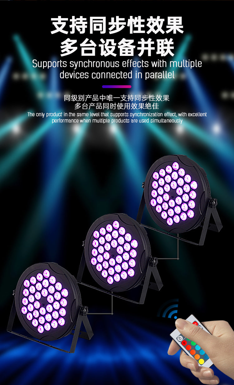 New Home Stage Light with 36 LED, Par Light, RGB Light, Remote Control Light, KTV Light, Dance Party Light