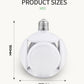 high brightness football light cool white folding ufo lamp E27 40W deformed leaf Led foldable football bulb/football lamp