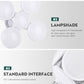 high brightness football light cool white folding ufo lamp E27 40W deformed leaf Led foldable football bulb/football lamp