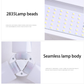 Super Bright B22 E27 2 3 4 Leaf Fan Blade 60W 6000LM Led Lamp Deformable Light fan blade led bulb