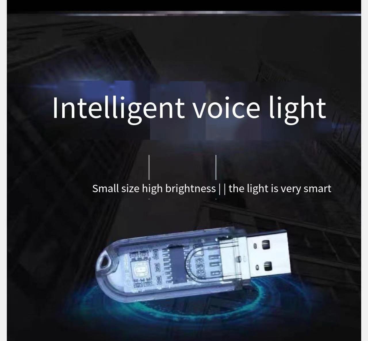 2022 New USB Voice Control 7 colors Smart night lamp