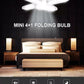 Mini 4+1 fan blade bulb led deformable lamp folding lamp led bulbs