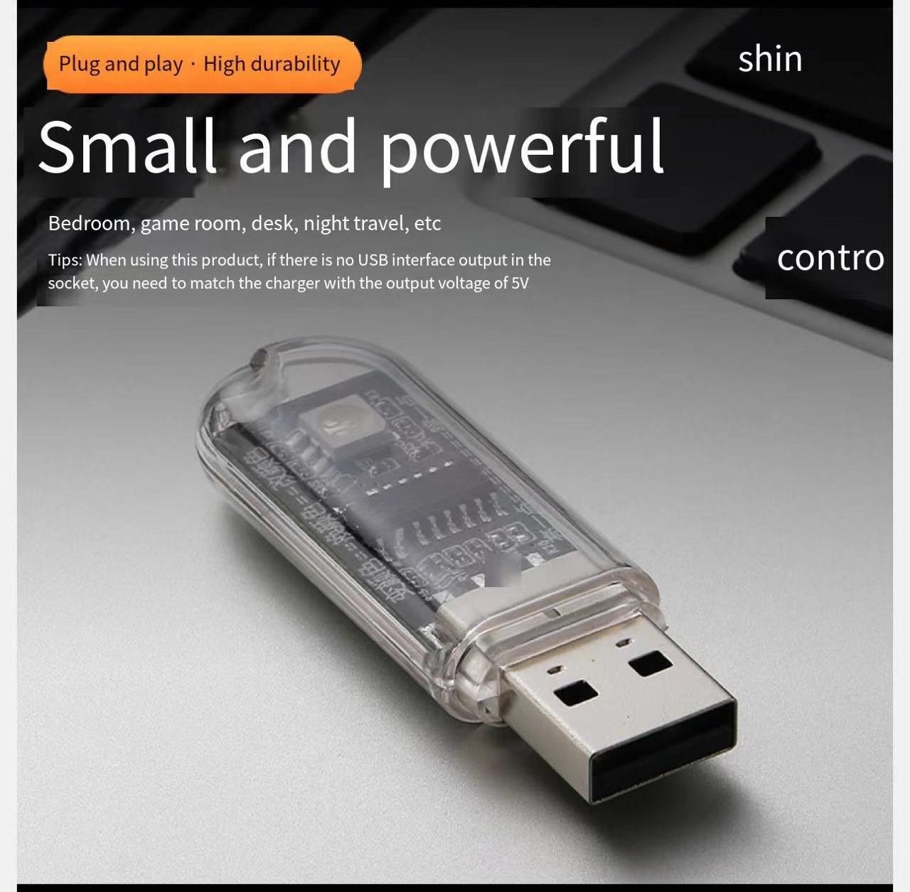 2022 New USB Voice Control 7 colors Smart night lamp